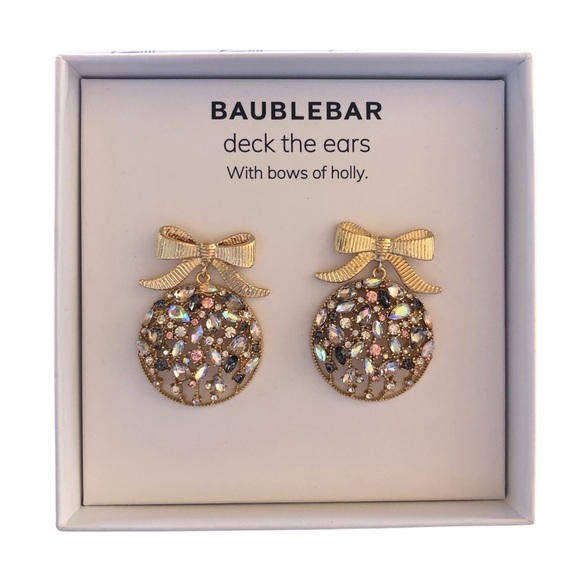 Christmas Holiday Earings Gold Multi Color‎ - Picture 3 of 7